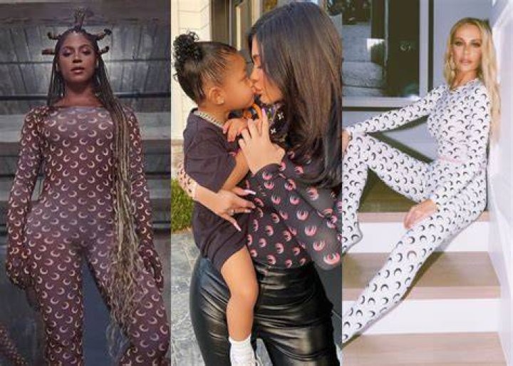 Beyonce, Kylie Jenner, Dorit Kemsley And More Are Making The Marine Serre Crescent Moon Print One Of The Most Popular Outfits