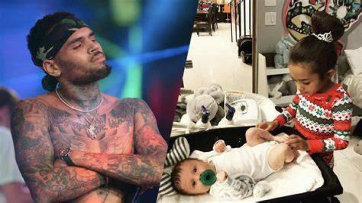 Chris Brown Compares His Kids’ Baby Pics With His Own And They Look Like Triplets!
