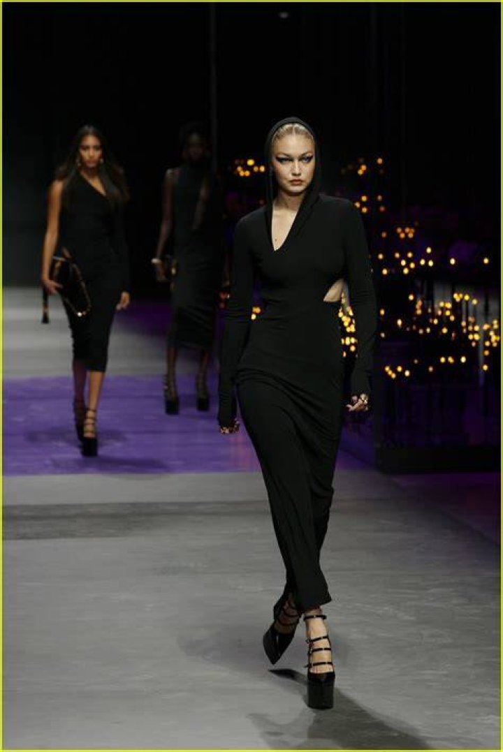 Leonardo DiCaprio’s Ex Camila Morrone Seen In Front Row Of Versace Fashion Show While Gigi Hadid Walks The Runway