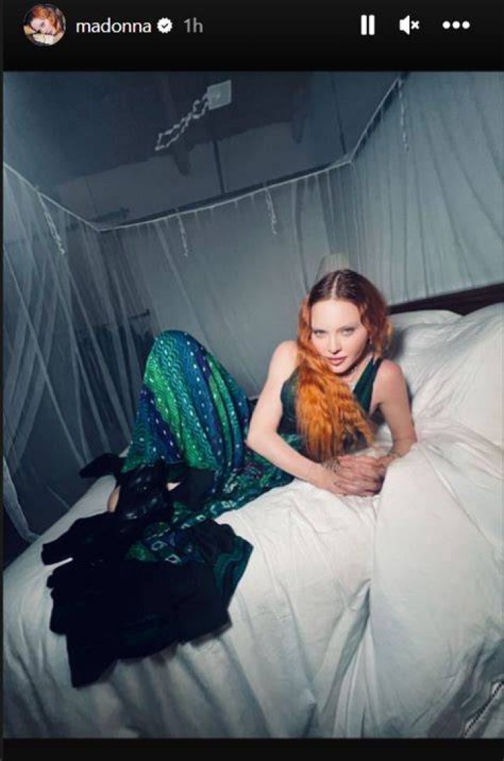 Madonna shares impromptu mosquito-netting-themed photo shoot from family holiday in Malawi