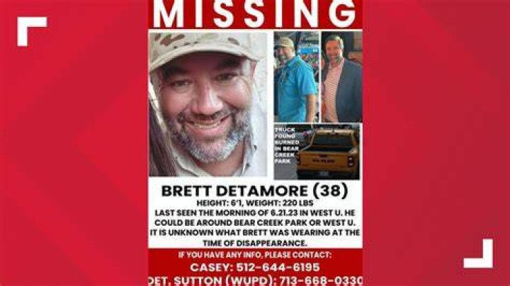 Missing Brett Detamore Update; Help Find Man Last Seen In Bear Creek Pioneers Park