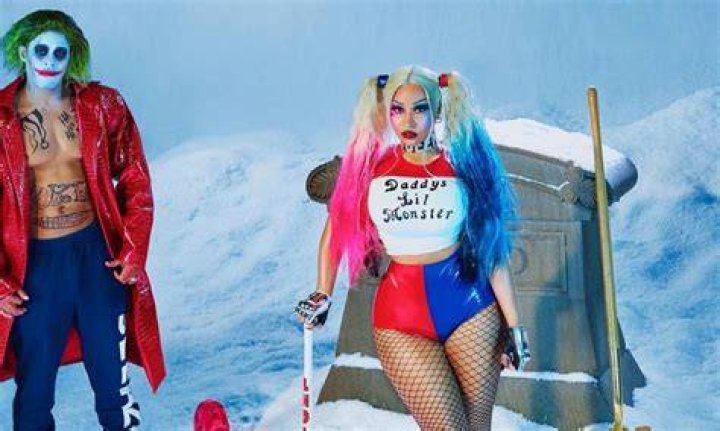 Nicki Minaj And Kenneth Petty Channel Harley Quinn And Joker For Halloween