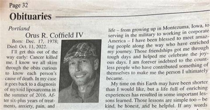 Paul Geoffrey Dies of Cancer: Obituary, Biography,