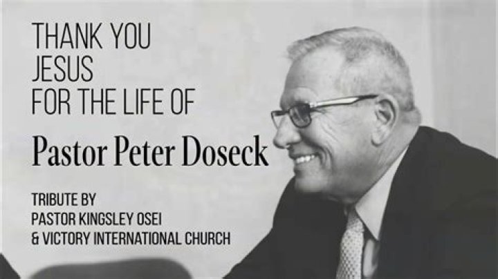 Reflect Pastor Peter Doseck Death, Founder of Peter Doseck Ministries