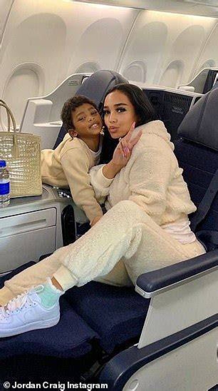 Tristan Thompson’s Baby Mama, Jordan Craig, Gets A Sweet Kiss From Her Son, Prince, In Vacation Photos