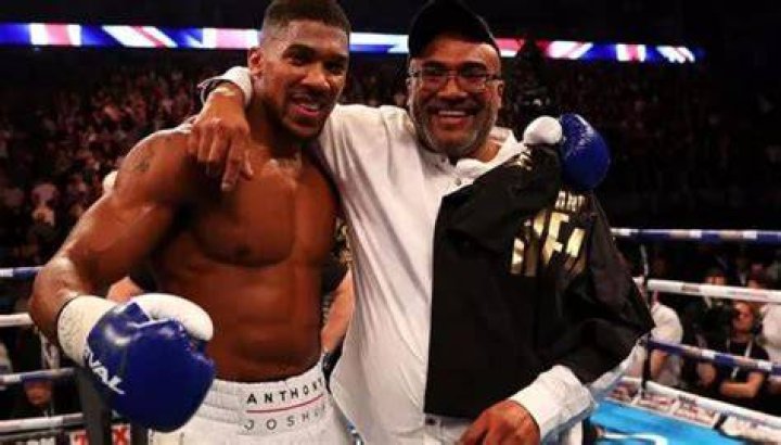 What does Anthony Joshua's father Robert Joshua do for a living?