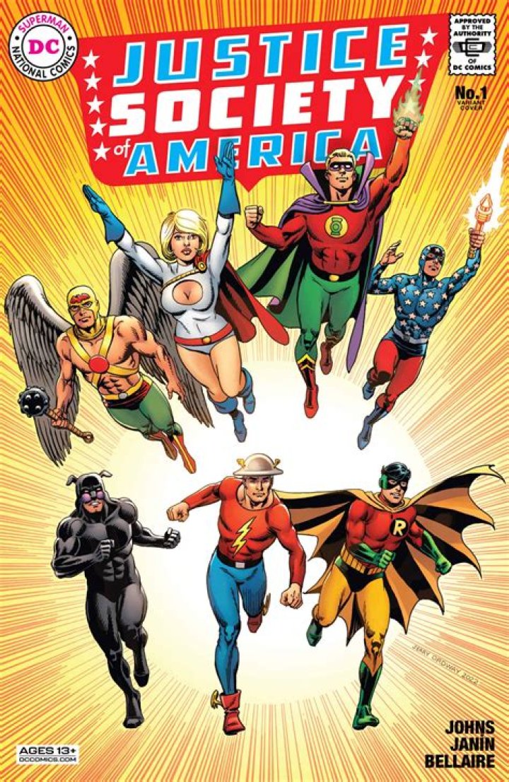 What is the Justice Society of America and who are appearing in ‘Black Adam’?