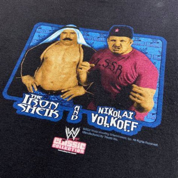 What was the name of The Iron Sheik and Nikolai Volkoff tag team?