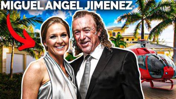 Who is Miguel Ángel Jiménez first wife Montserrat Bravo Ramirez?