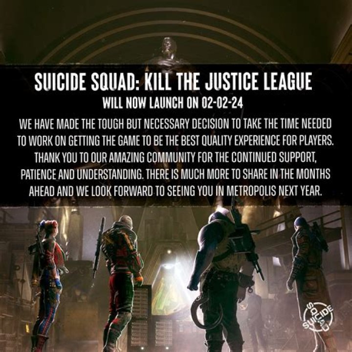 Why was ‘Suicide Squad: Kill the Justice League’ delayed?